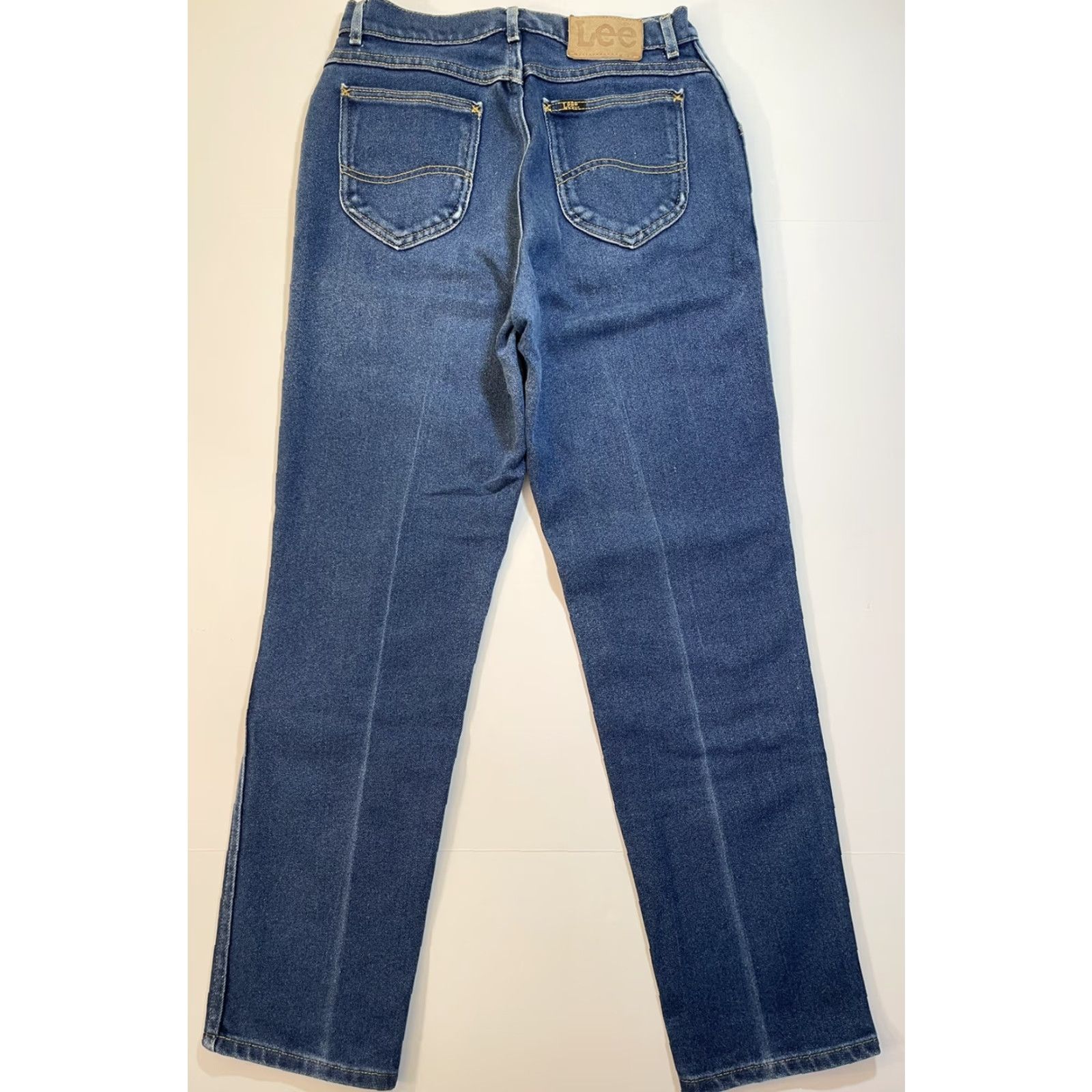 Lee VINTAGE Lee Jeans Mom 90s High Rise Regular 14 Womens 28x30 Blue Denim Stretch Size 36" / US 14 / IT 50 - 4 Thumbnail