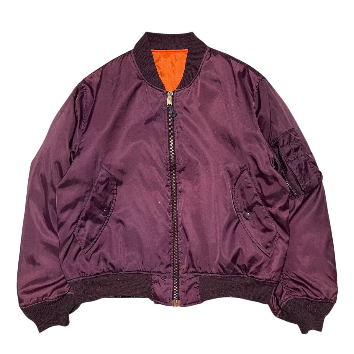 Japanese Brand 🔥 Vintage Landing Gear Turkey Bear Ma-1 Bomber Jacket Size US M / EU 48-50 / 2 - 2 Thumbnail