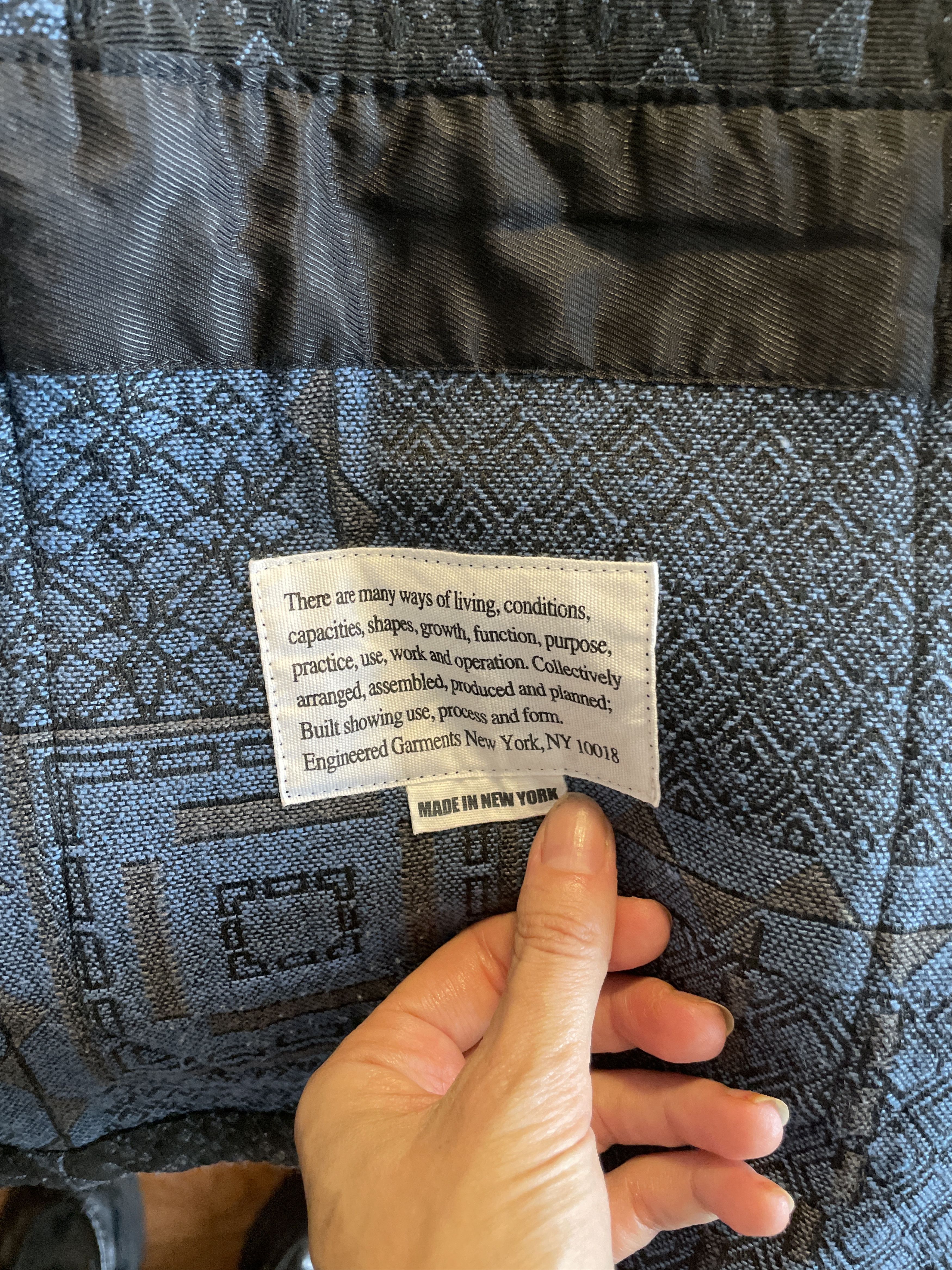 Engineered Garments Engineered Garments Shooting Jacket Geo Jacquard Size US L / EU 52-54 / 3 - 7 Thumbnail