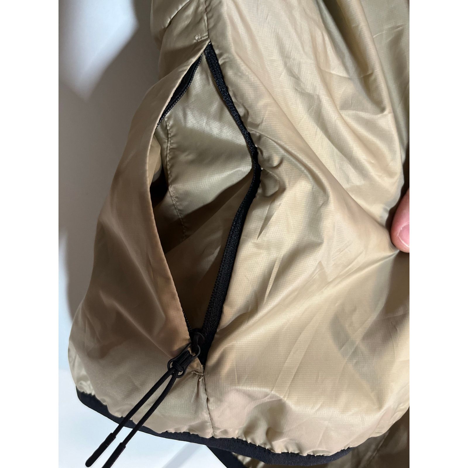 Nike •NWT• Nike Tech Small windbreaker jacket • Gold with Black Size US S / EU 44-46 / 1 - 12 Thumbnail
