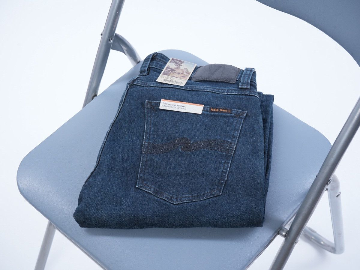Nudie Jeans NUDIE JEANS Bootcut Barry Dry Old Organic Dark Blue 