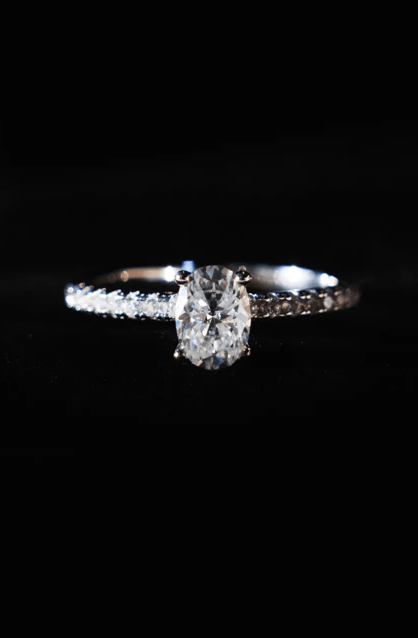 Other Moissanite Ring 925 Sterling Silver Classic Solitaire Size 7 Size ONE SIZE - 2 Thumbnail