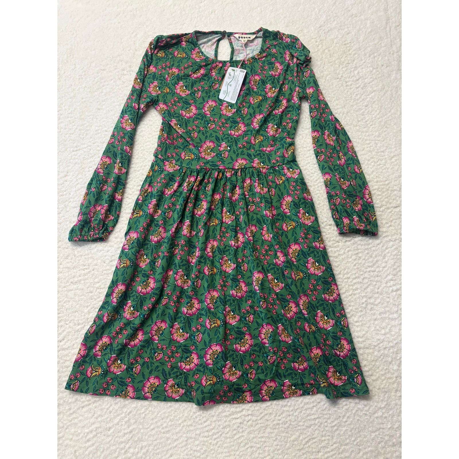 backless knit dress V Neck Backless Green Split Knit Dress M02186 main image 0