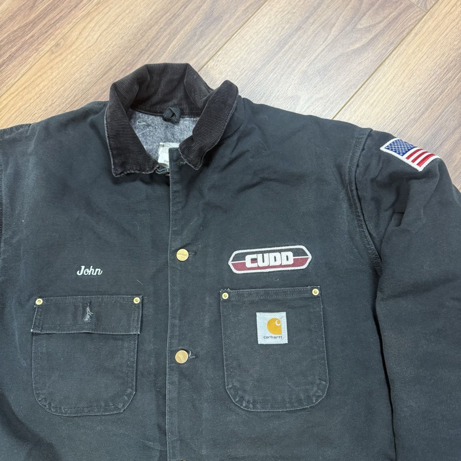 Carhartt Vintage Carhartt C001 Blanket Lined Chore Coat Duck Canvas W Size US XL / EU 56 / 4 - 2 Thumbnail