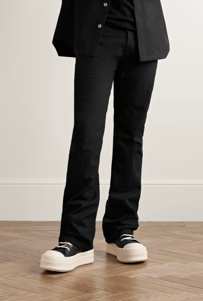 Rick Owens Rick Owens Jim Cut Woven Trousers Size US 31 - 2 Thumbnail