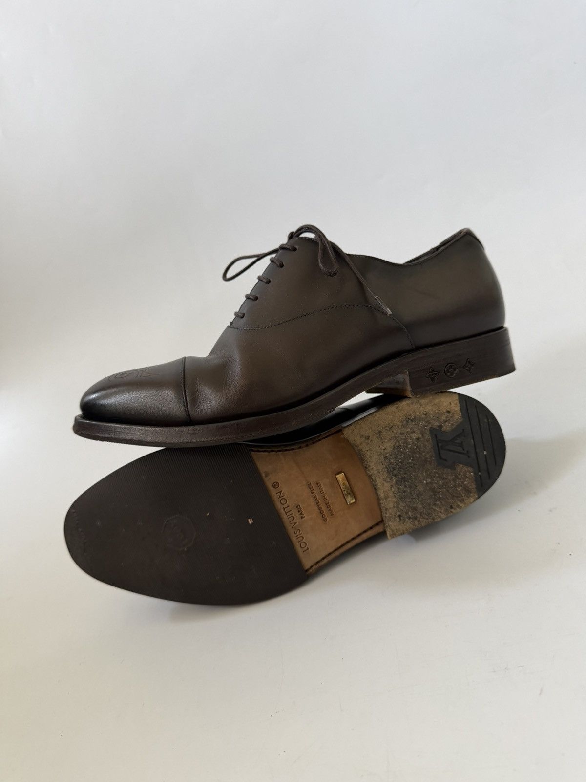 Louis Vuitton Louis Vuitton Monceau Flex Line Derby Brown Size US 5 / EU 37 - 5 Thumbnail