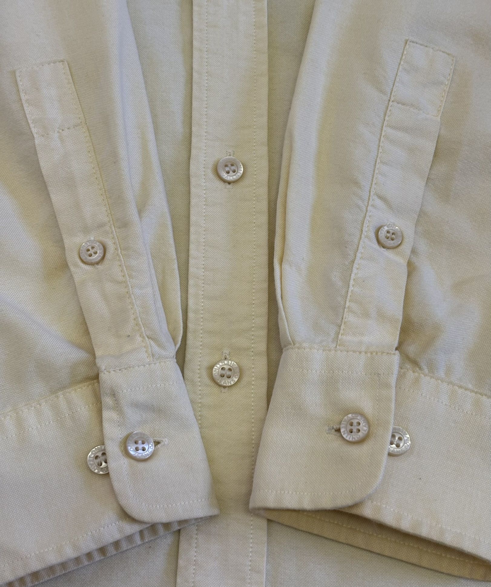 Valentino × Vintage Valentino Jeans yellow vintage shirt size. XL Size US XL / EU 56 / 4 - 9 Thumbnail