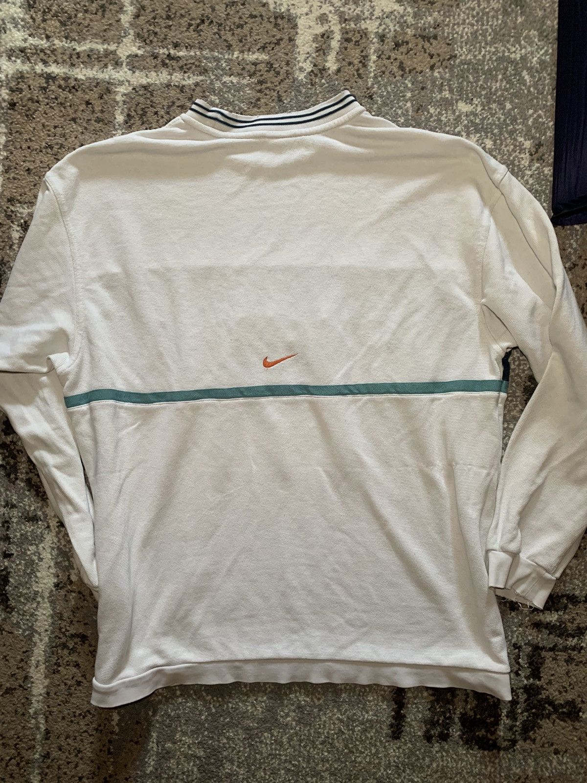 Nike × Vintage Nike sweatshirt vintage 90s big logo Size US XL / EU 56 / 4 - 2 Thumbnail