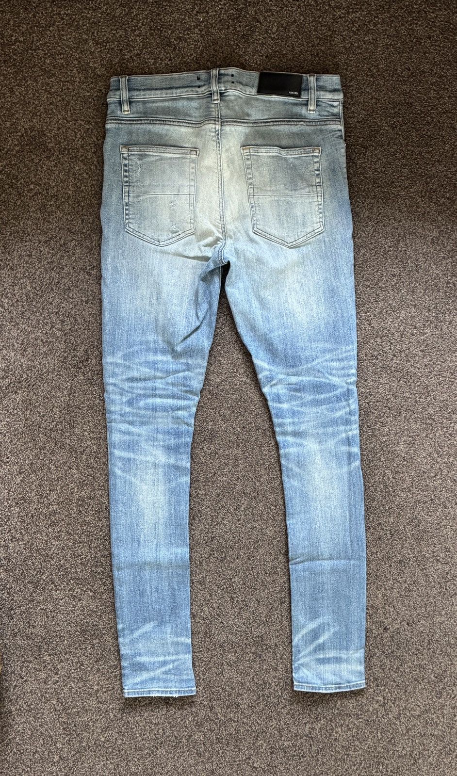 Amiri 💠Amiri💠 STACK JEANS ROSEBOWL 2017 RARE (33) Size US 33 - 2 Thumbnail