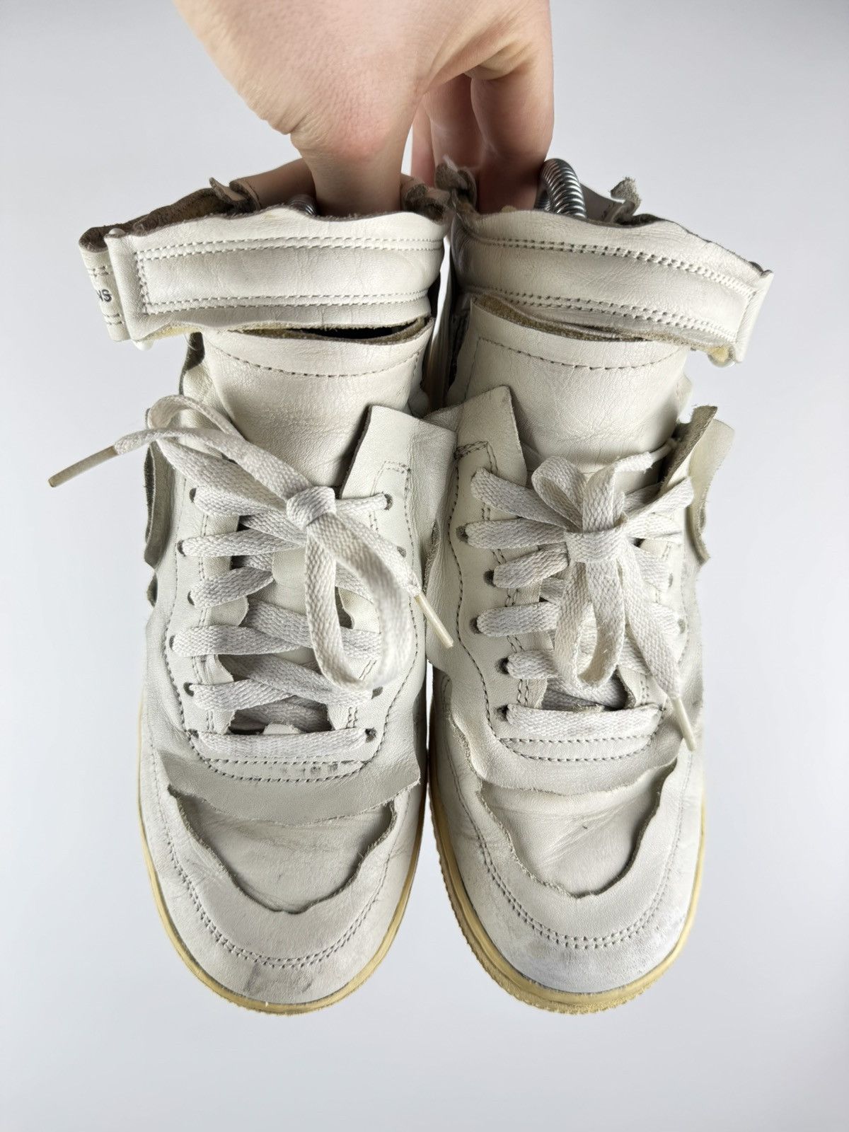 Comme des Garcons × Nike Comme des Garçons x Nike Air Force 1 Mid 'Triple White' Size US 5.5 / EU 38 - 5 Thumbnail