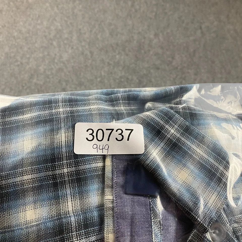 Nat Nast Nat Nast Shirt Mens Large Plaid Button Up American Fit Silk Size US L / EU 52-54 / 3 - 9 Thumbnail