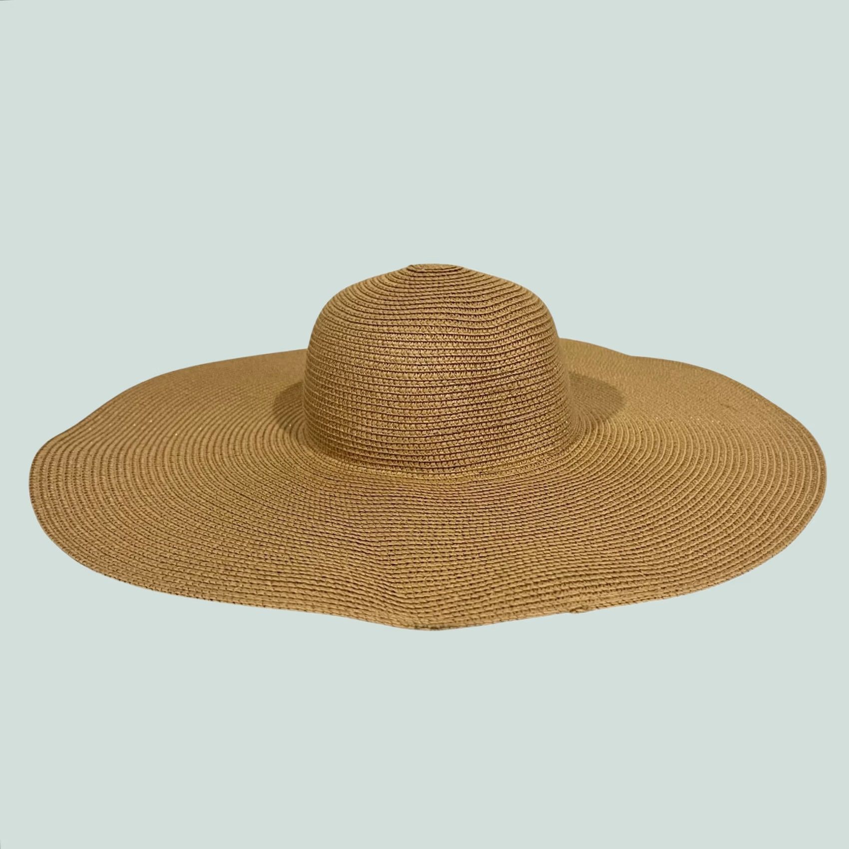 Vintage BARRIÈRE Sun Hat LE CARL GUSTAF St BARTH Floppy Straw Extra-Wide Brim Tan Sun Hat Women One Size Tan Size ONE SIZE - 1 Thumbnail