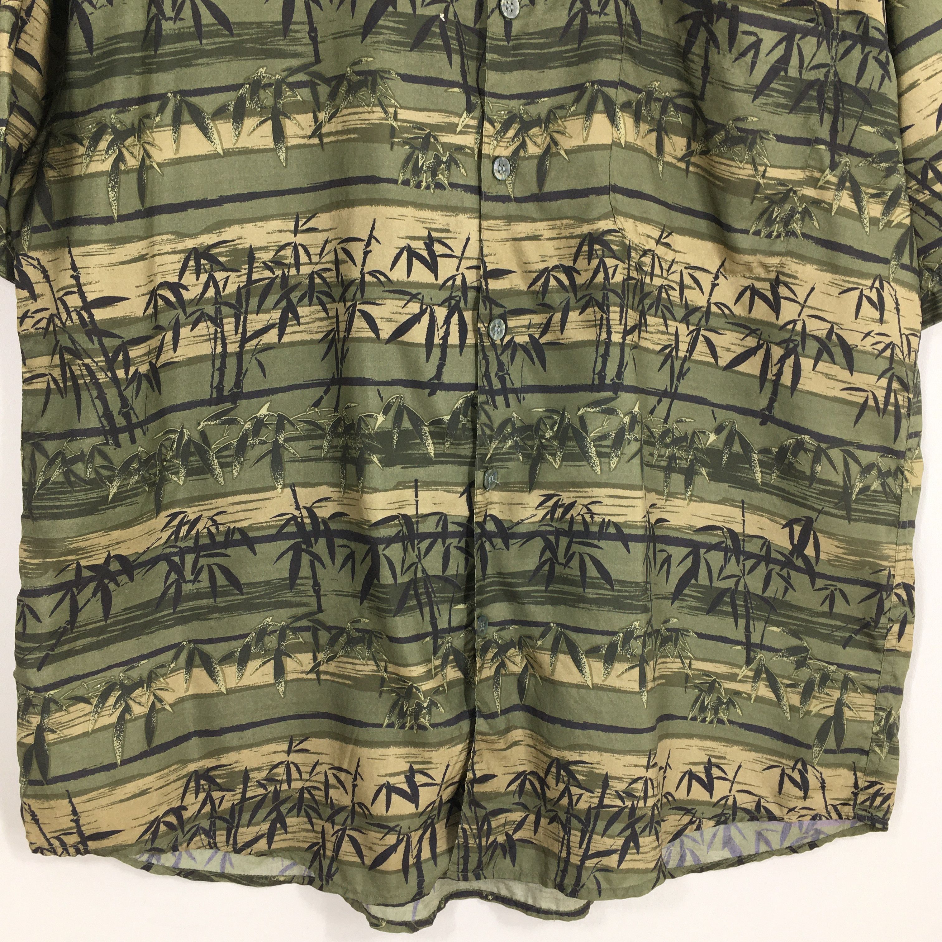 Other Vintage Summer Hawaiian Bamboo Printed Rayon Shirt Large Size US L / EU 52-54 / 3 - 4 Thumbnail