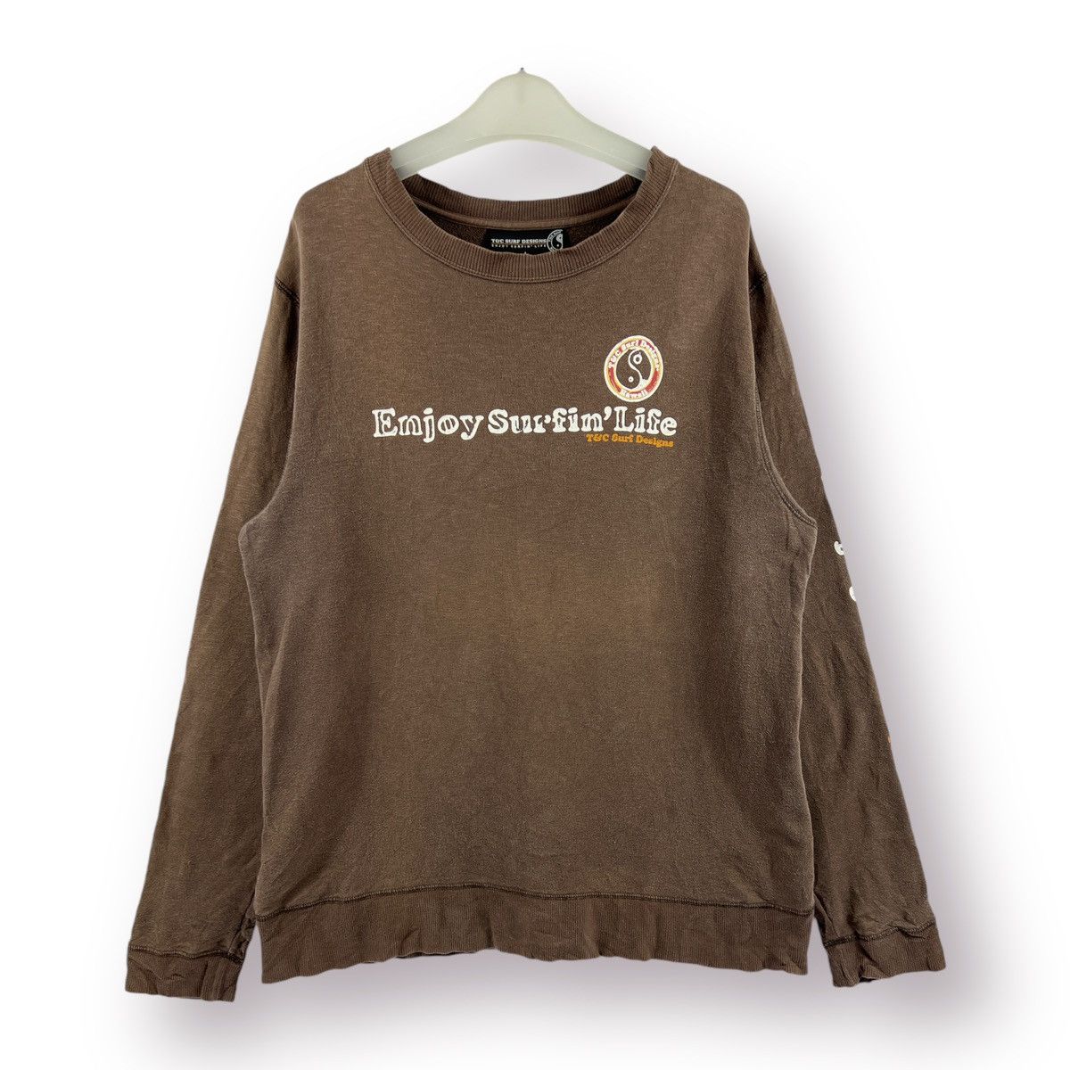Sun Surf 🌊 T&C Surf Design "Enjoy Surfin' Life" streetwear Sweat Size US S / EU 44-46 / 1 - 2 Thumbnail