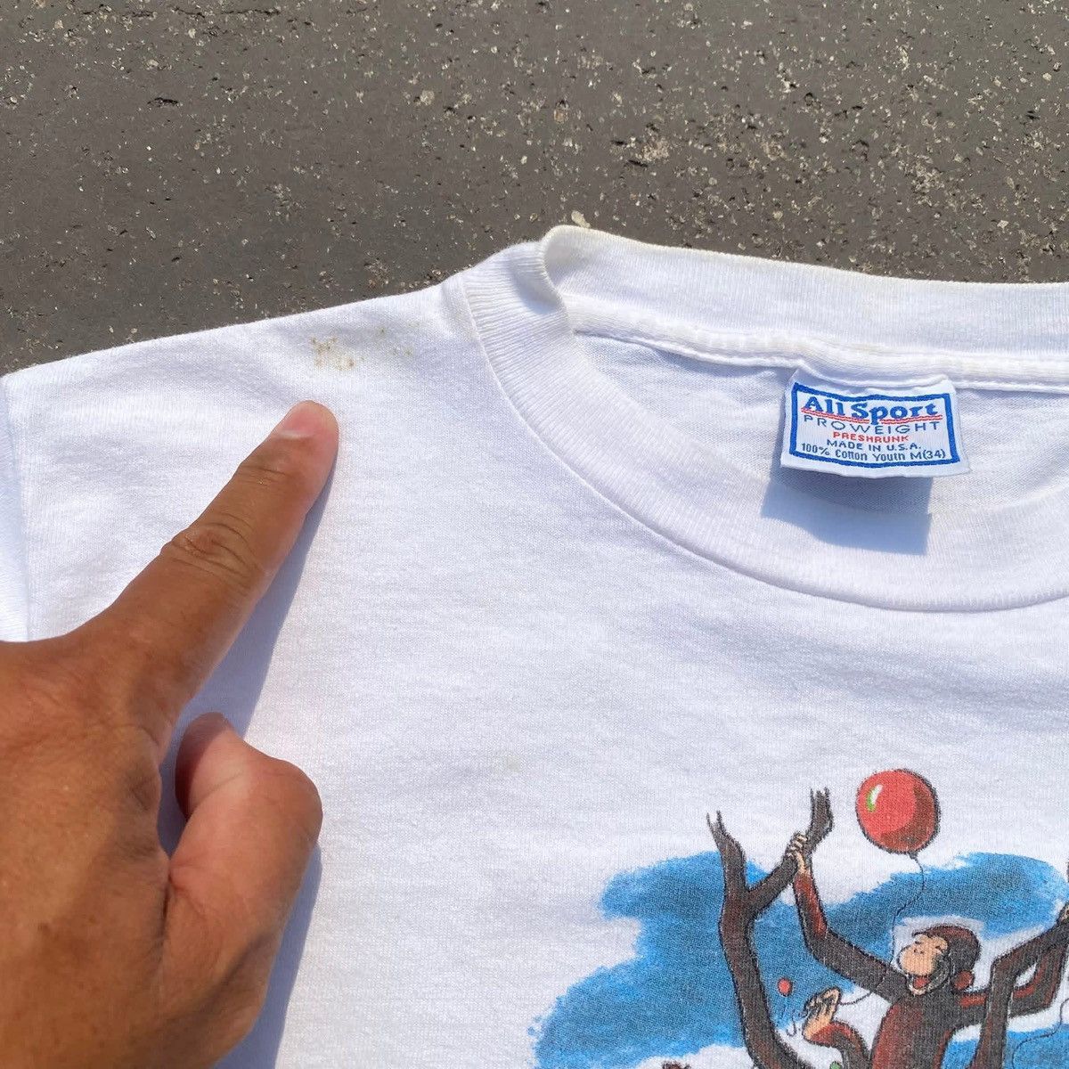Vintage RARE ‼️ Curious George Size US XS / EU 42 / 0 - 5 Thumbnail