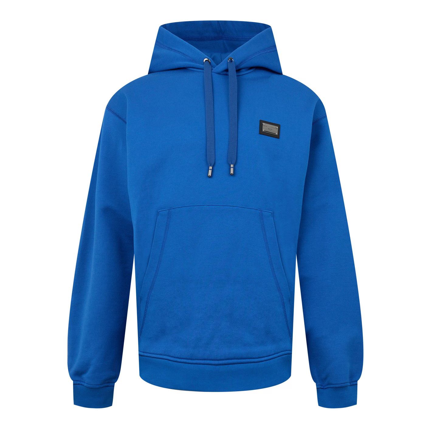 Dolce & Gabbana o1g2r1mq0426 Cotton Plate Hoodie in Blue Size US XXL / EU 58 / 5 - 1 Thumbnail