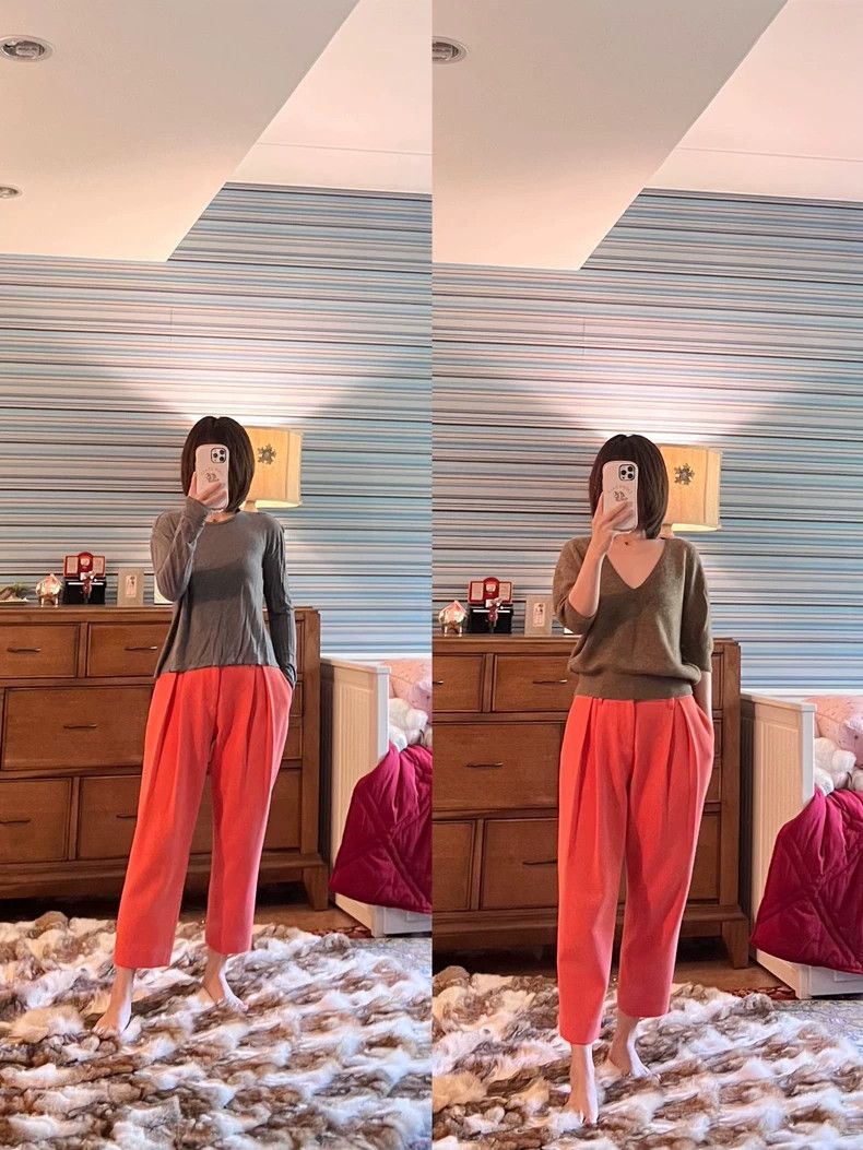 Issey Miyake Issey Miyake size:1 Orange pleated pants Size 42" / US 20 - 7 Thumbnail