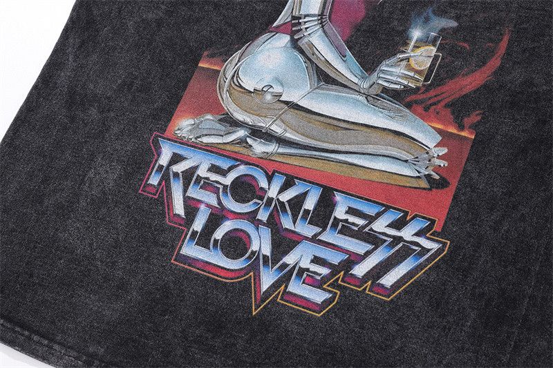 Japanese Brand × Vintage Reckless Love Printed Vintage T Shirt Size US M / EU 48-50 / 2 - 5 Thumbnail