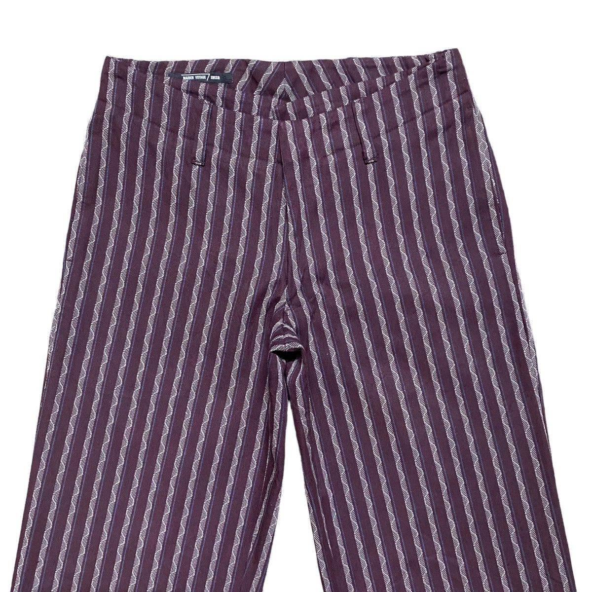 CABANE de ZUCCa Maiden Voyage Zucca Double Waist Wide Leg Trouser Size 27" / US 4 / IT 40 - 3 Thumbnail