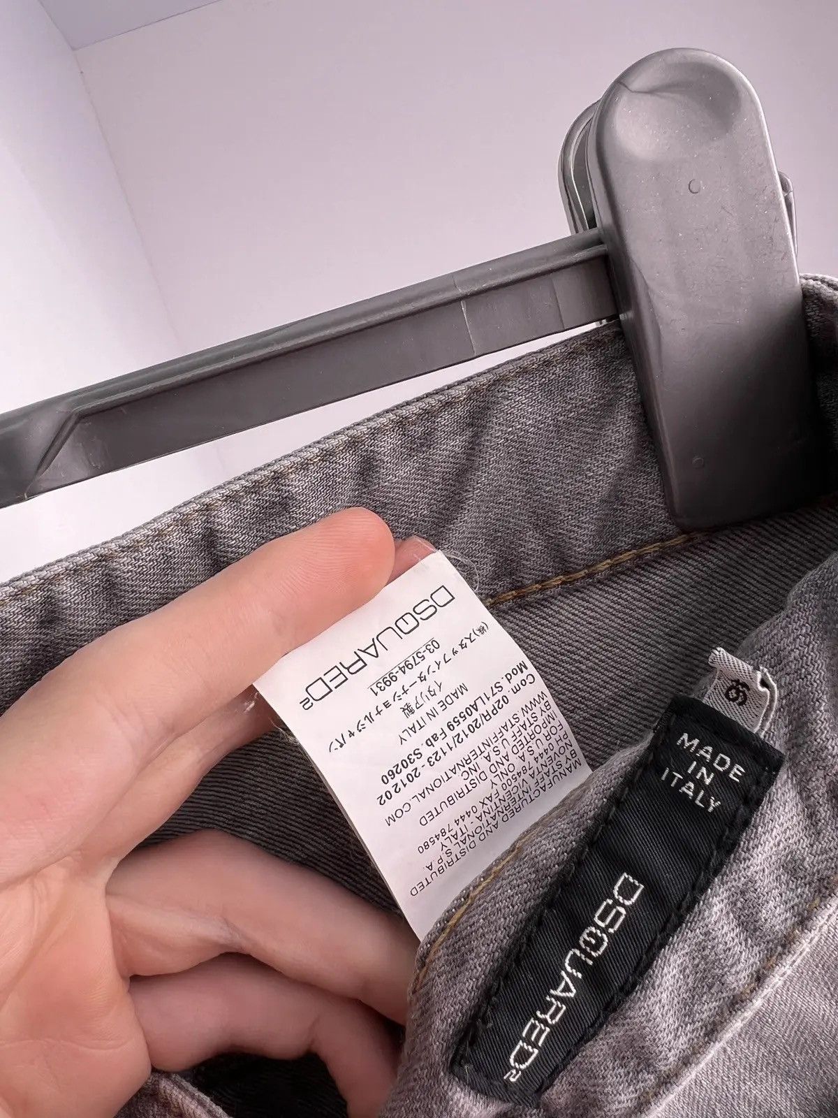Dsquared2 × Vintage Vintage Dsquared2 Luxury Gray Pants Size US 30 / EU 46 - 8 Thumbnail