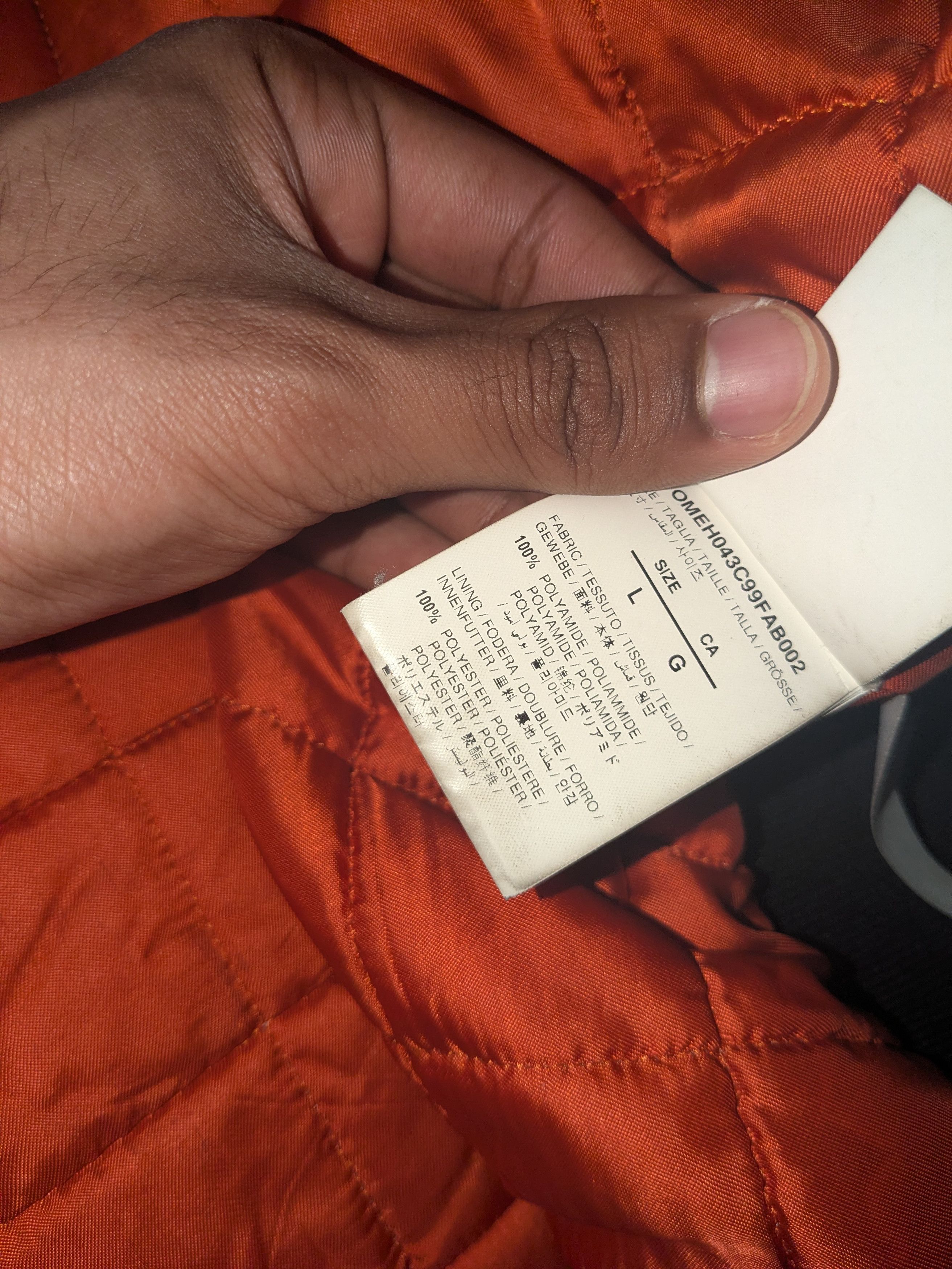 Off-White OFF-WHITE "WAVY" OVERSIZED BOMBER Size US L / EU 52-54 / 3 - 7 Thumbnail