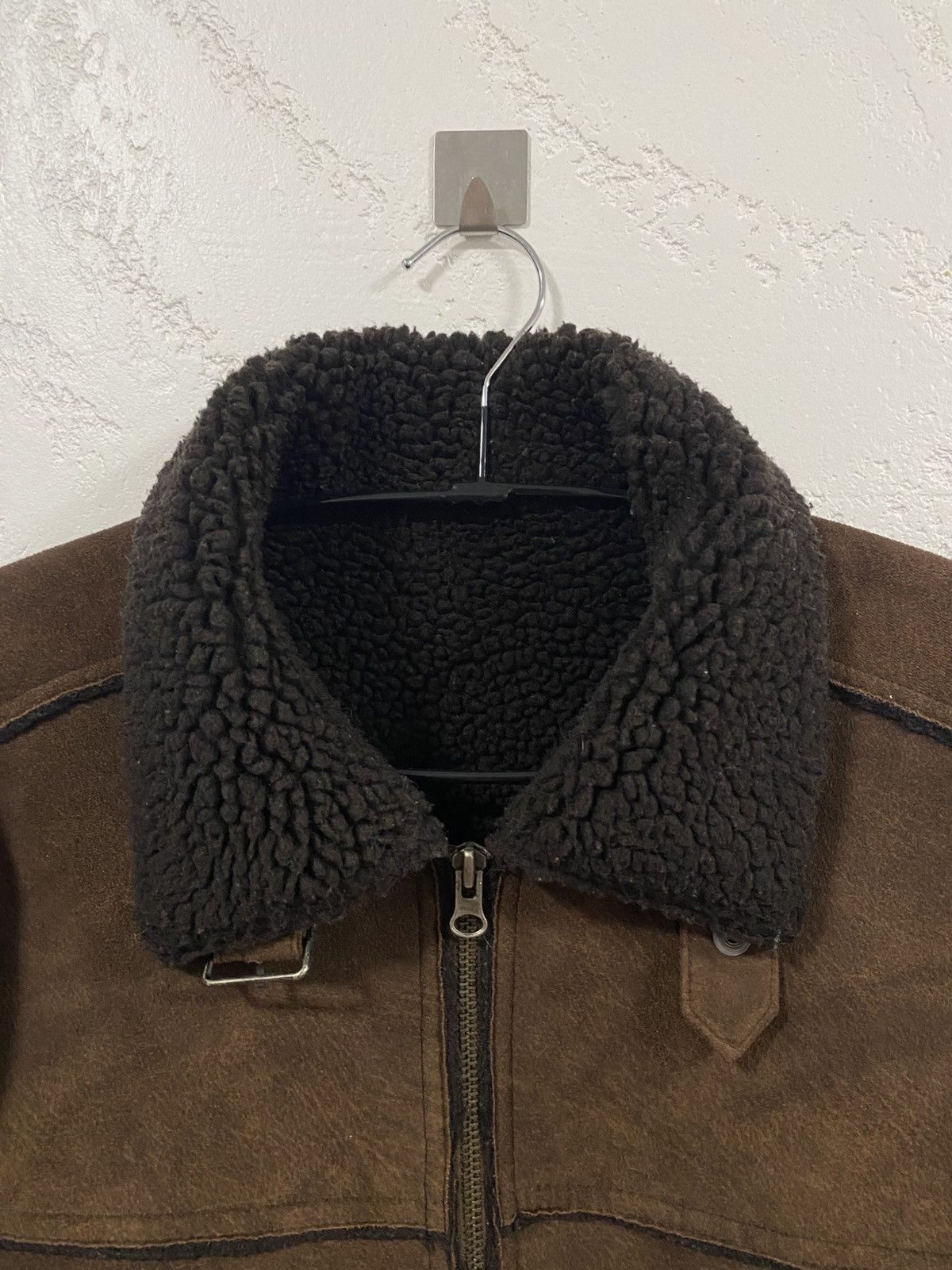 Zara Zara Shearling Coat B-3 Style Sheepskin Jacket Size: L Size US L / EU 52-54 / 3 - 4 Thumbnail