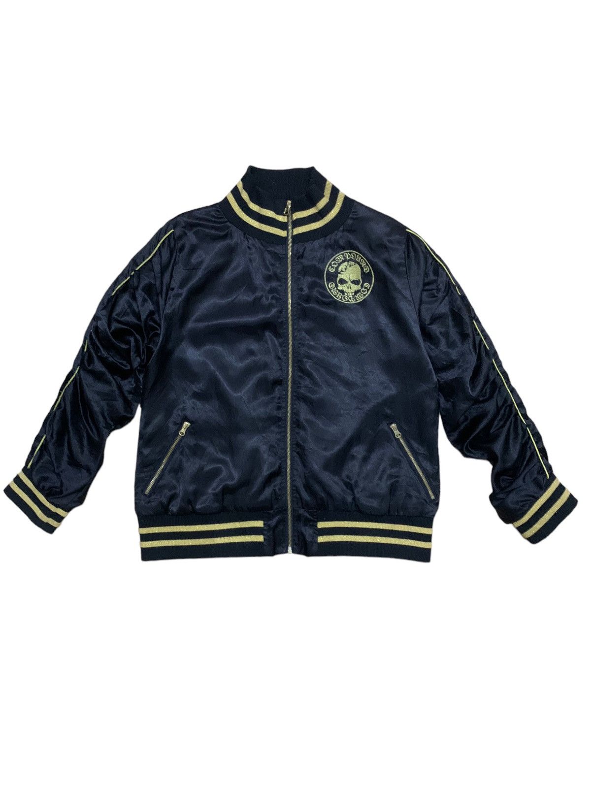 If Six Was Nine × Japanese Brand × Le Grande Bleu (L.G.B.) Vintage Japanese Satisfy One’s Skulls Punk Jacket Size US L / EU 52-54 / 3 - 1 Thumbnail