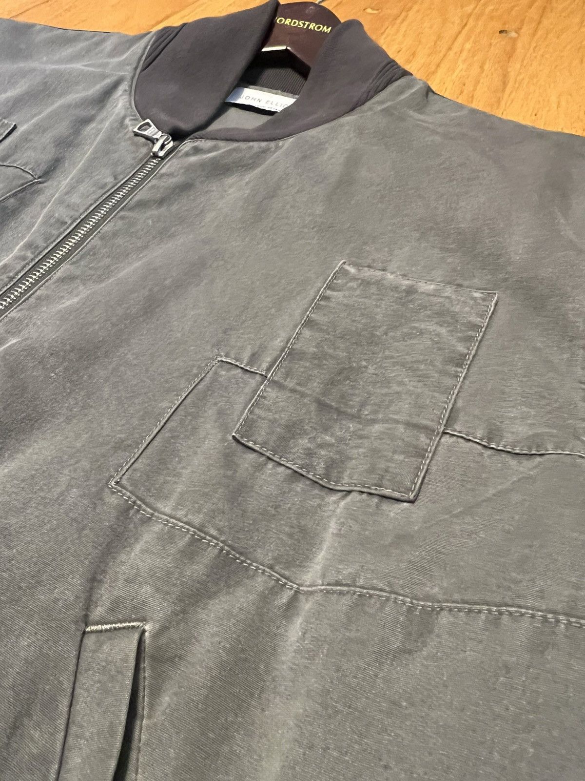 John Elliott Paneled Flight Jacket - Washed Black Size US M / EU 48-50 / 2 - 2 Thumbnail