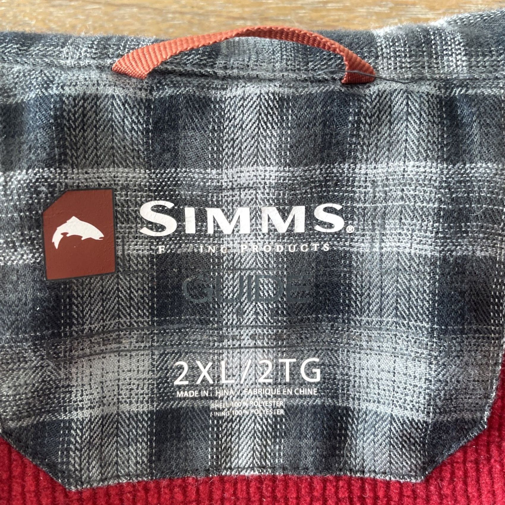 Vintage Simms Shacket Shirt Mens 2XL Plaid Cold Weather Flannel Lined Fishing Outdoor Shirt Size US XXL / EU 58 / 5 - 3 Thumbnail