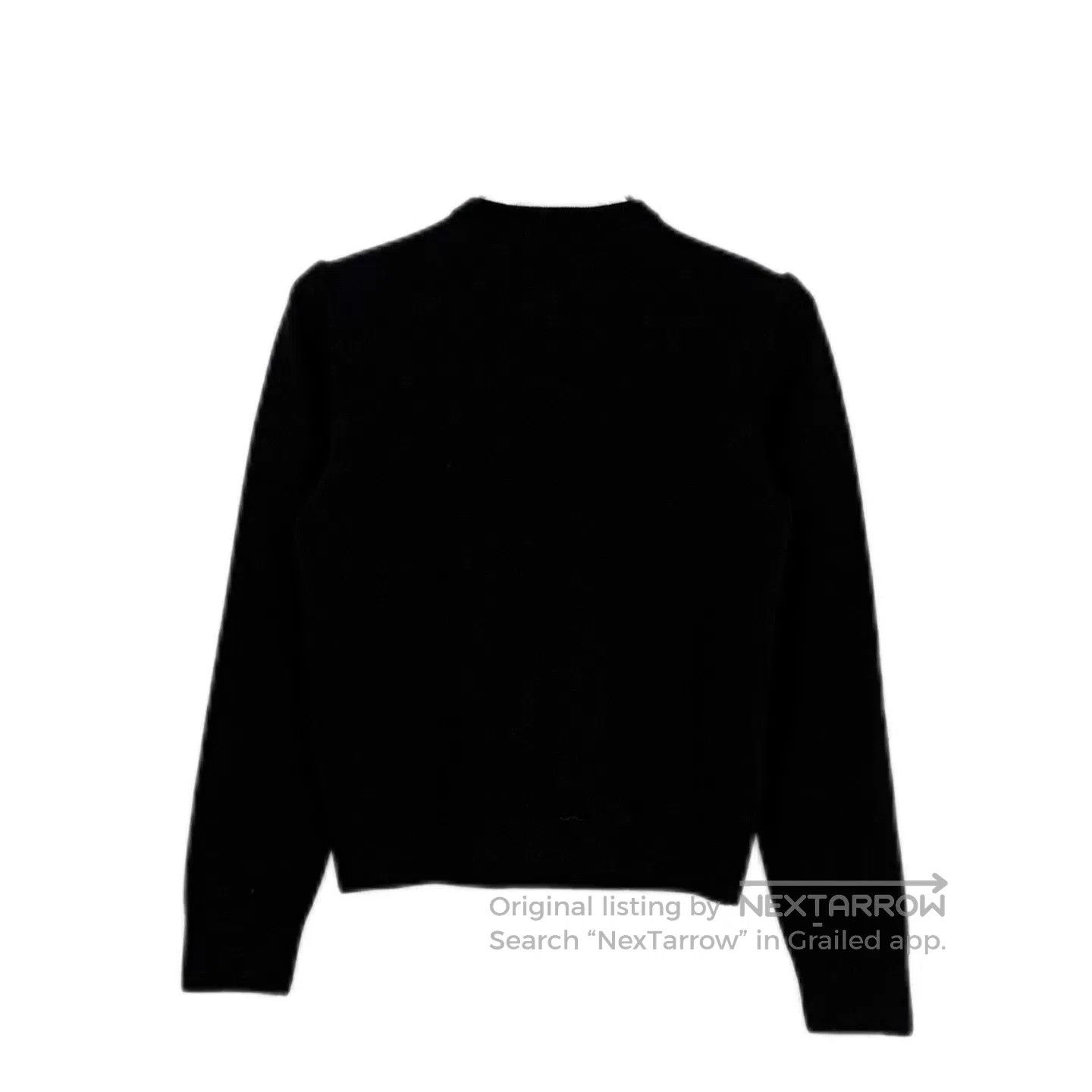 Louis Vuitton LV Black Wool Cardigan with Logo Badges. Size US S / EU 44-46 / 1 - 2 Thumbnail