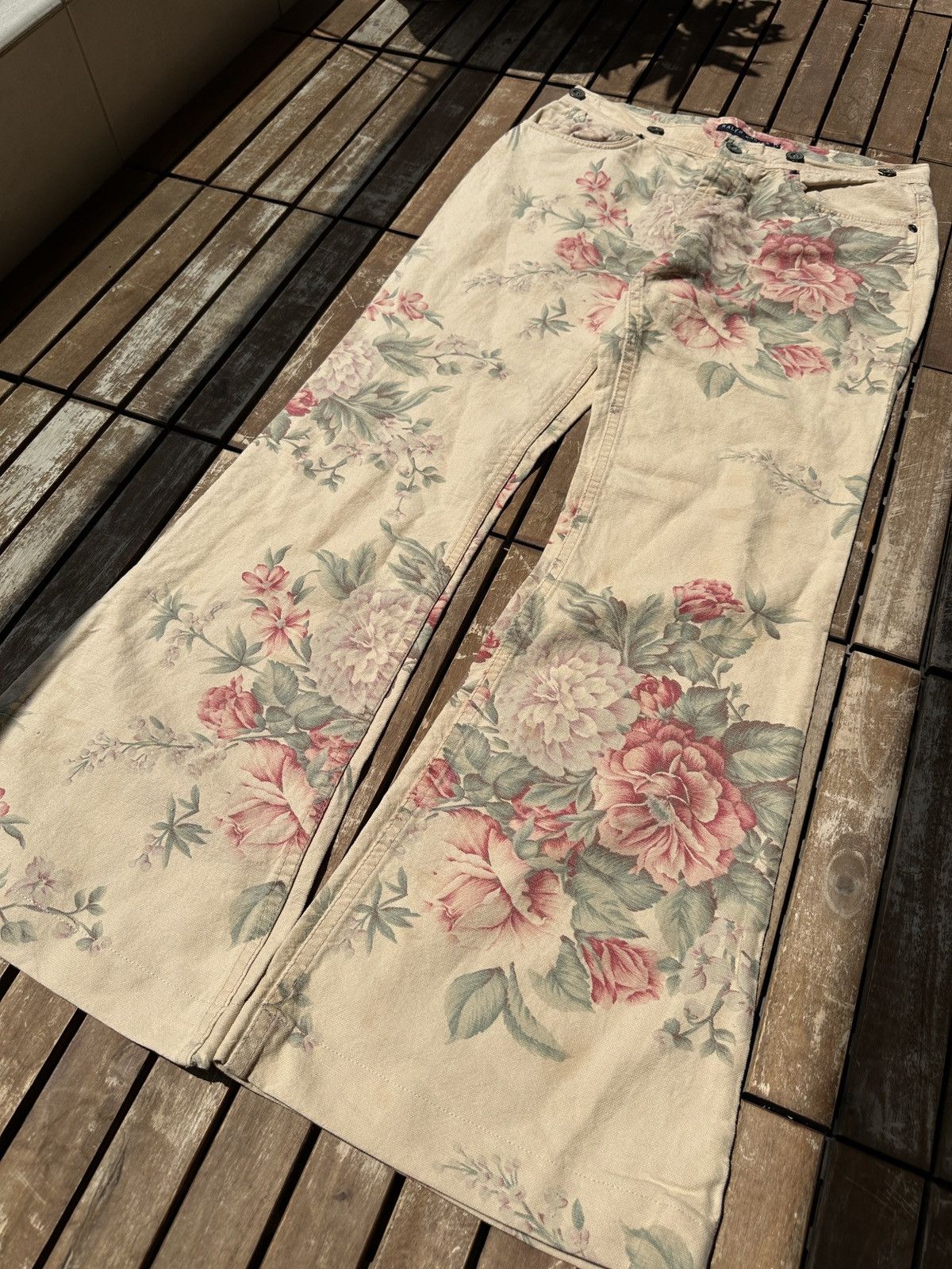 Ralph Lauren Vintage Ralph Lauren Floral Pants (2004) –Archive Piece Size 30" / US 8 / IT 44 - 11 Thumbnail