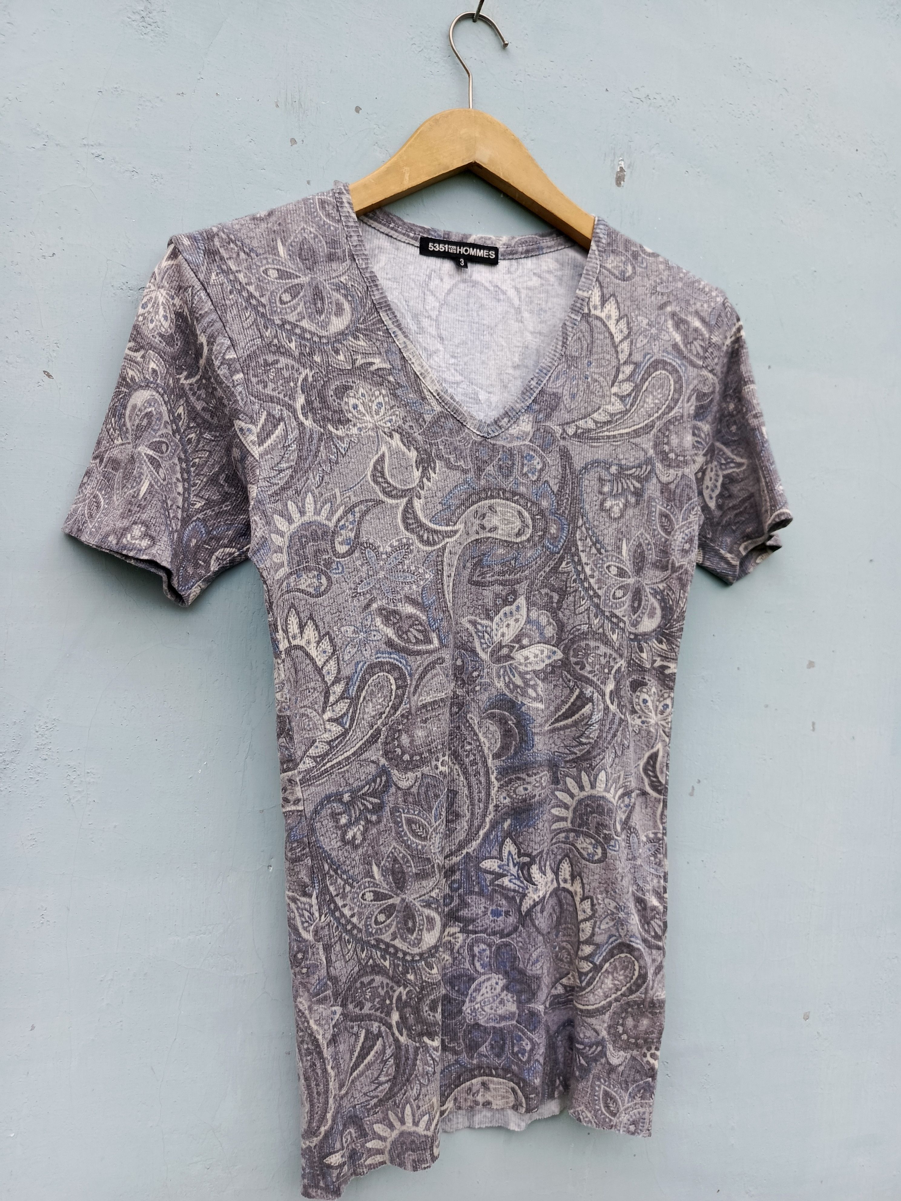 5351 POUR LES HOMMES 5351 pour les hommes Paisley pattern tshirt Size US L / EU 52-54 / 3 - 3 Thumbnail