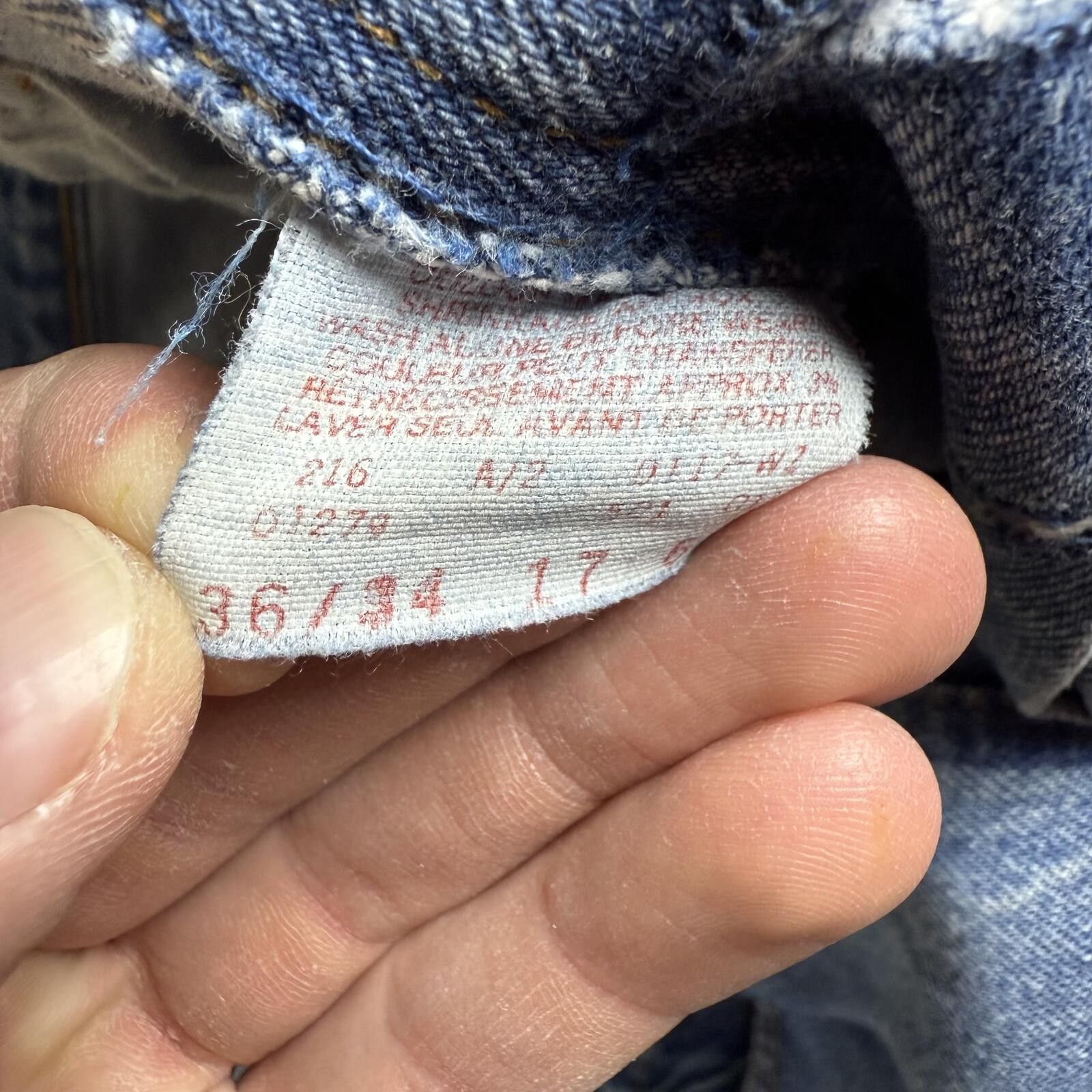 Other Vintage Levi’s Straight Leg Jeans Size 34x33 Canada Made Size US 34 / EU 50 - 3 Thumbnail