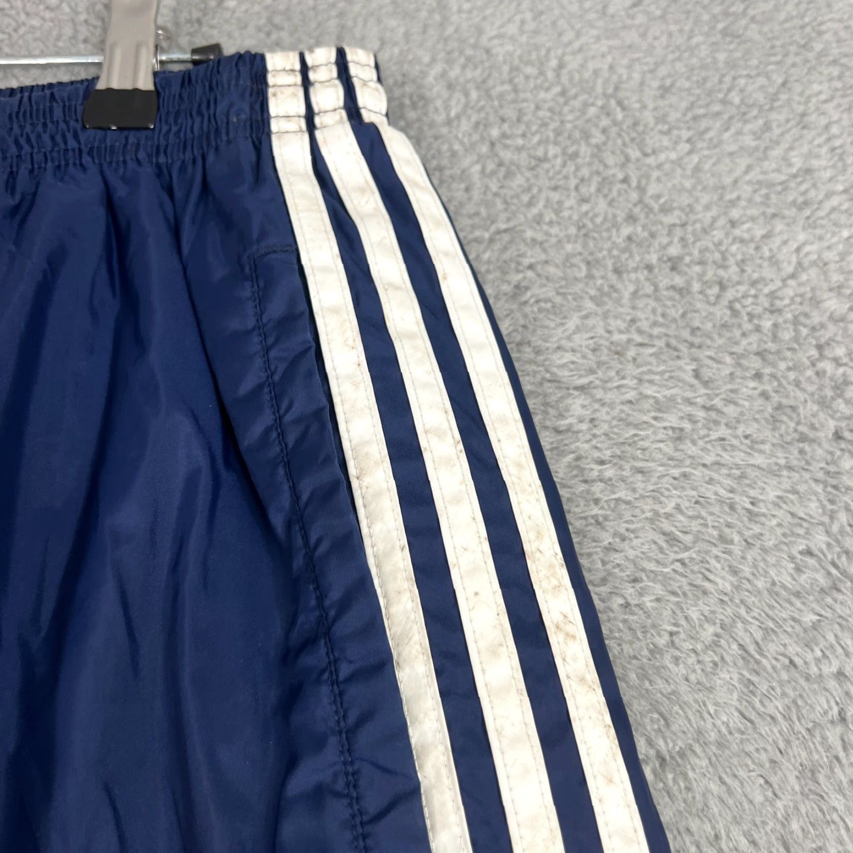 Adidas VINTAGE adidas Track Pants Mens XL Blue Windbreaker Jogger Y2K Track Pants Adidas Mens XL Blue Athleisure Classic Sports Pants Men Size US 36 / EU 52 - 6 Thumbnail