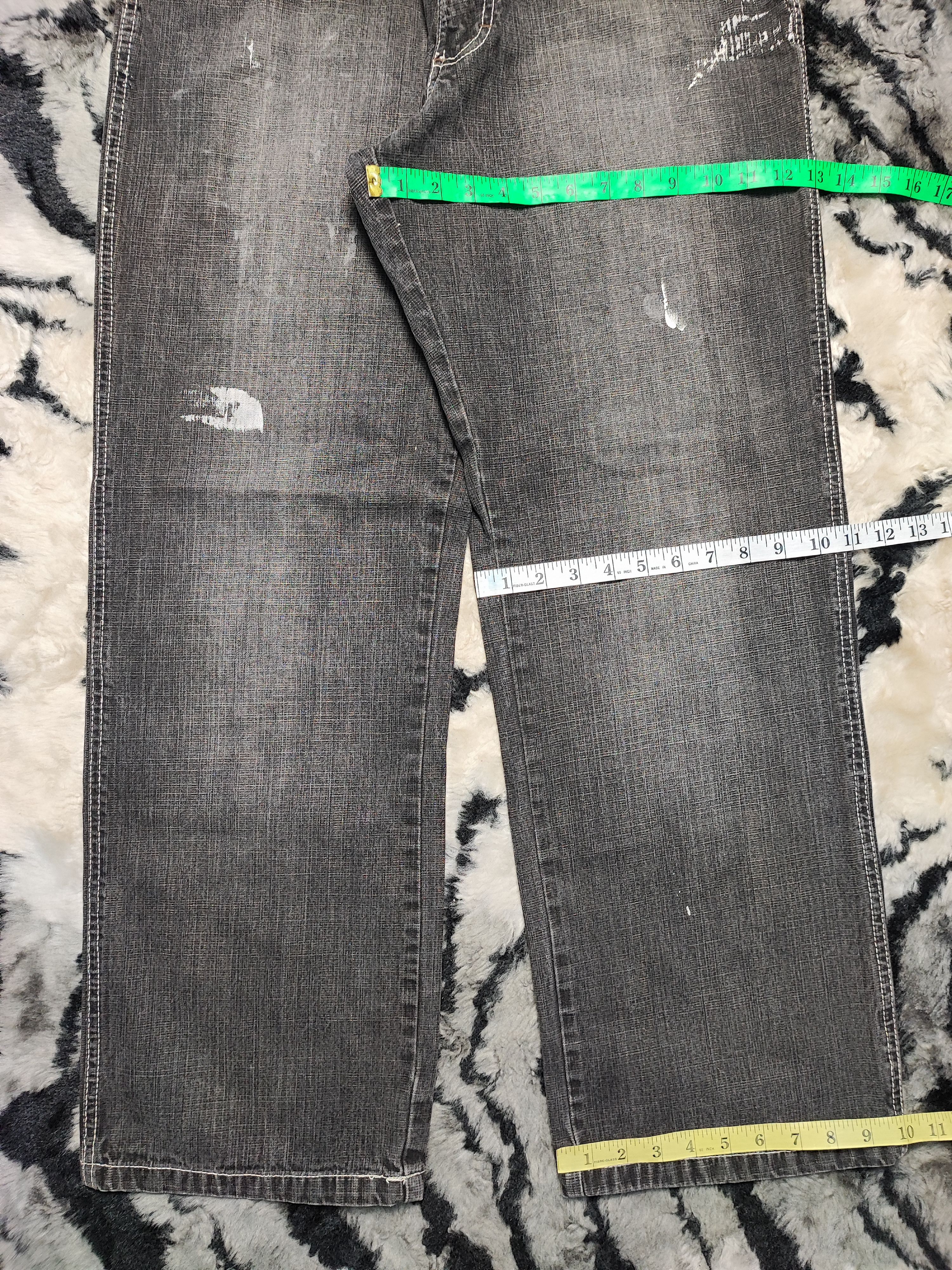 Southpole Crazy Y2K Baggy Southpole Jeans Wide Leg Grunge Skater JNCO Size US 33 - 4 Thumbnail