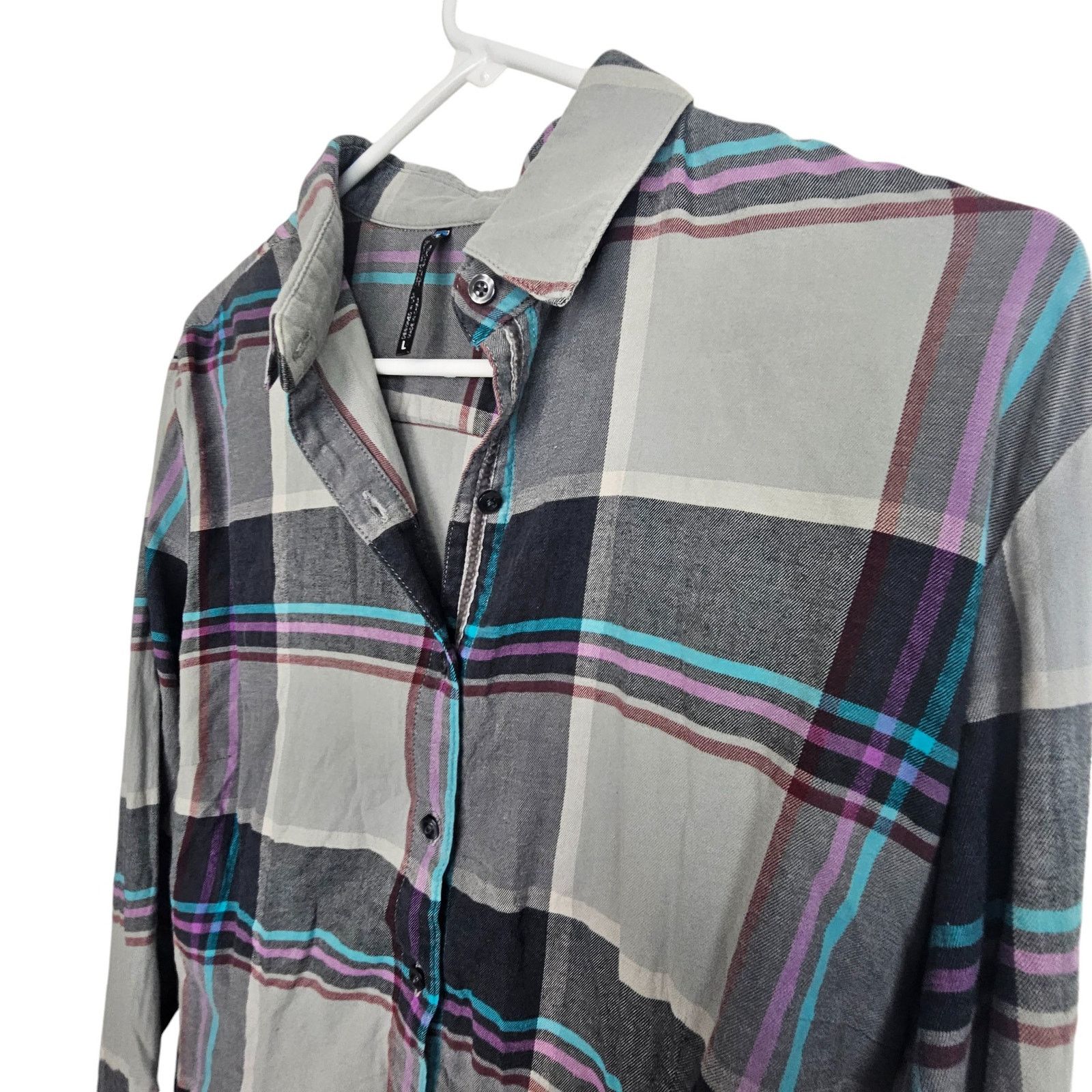 Kuhl Kuhl Womens Flannel Shirt Sz L Plaid Granola Girl Gorpcore Size L / US 10 / IT 46 - 5 Thumbnail