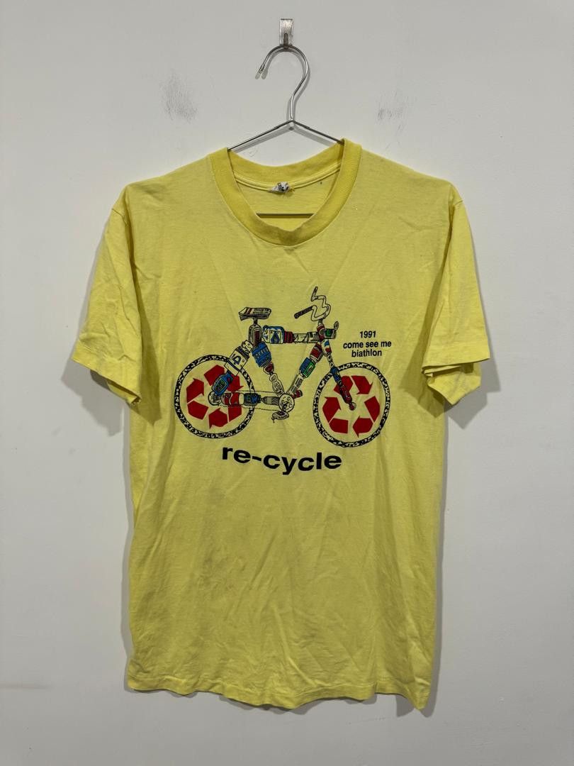 Vintage Vintage 1991 Belton Recycle Tee Size US M / EU 48-50 / 2 - 1 Thumbnail
