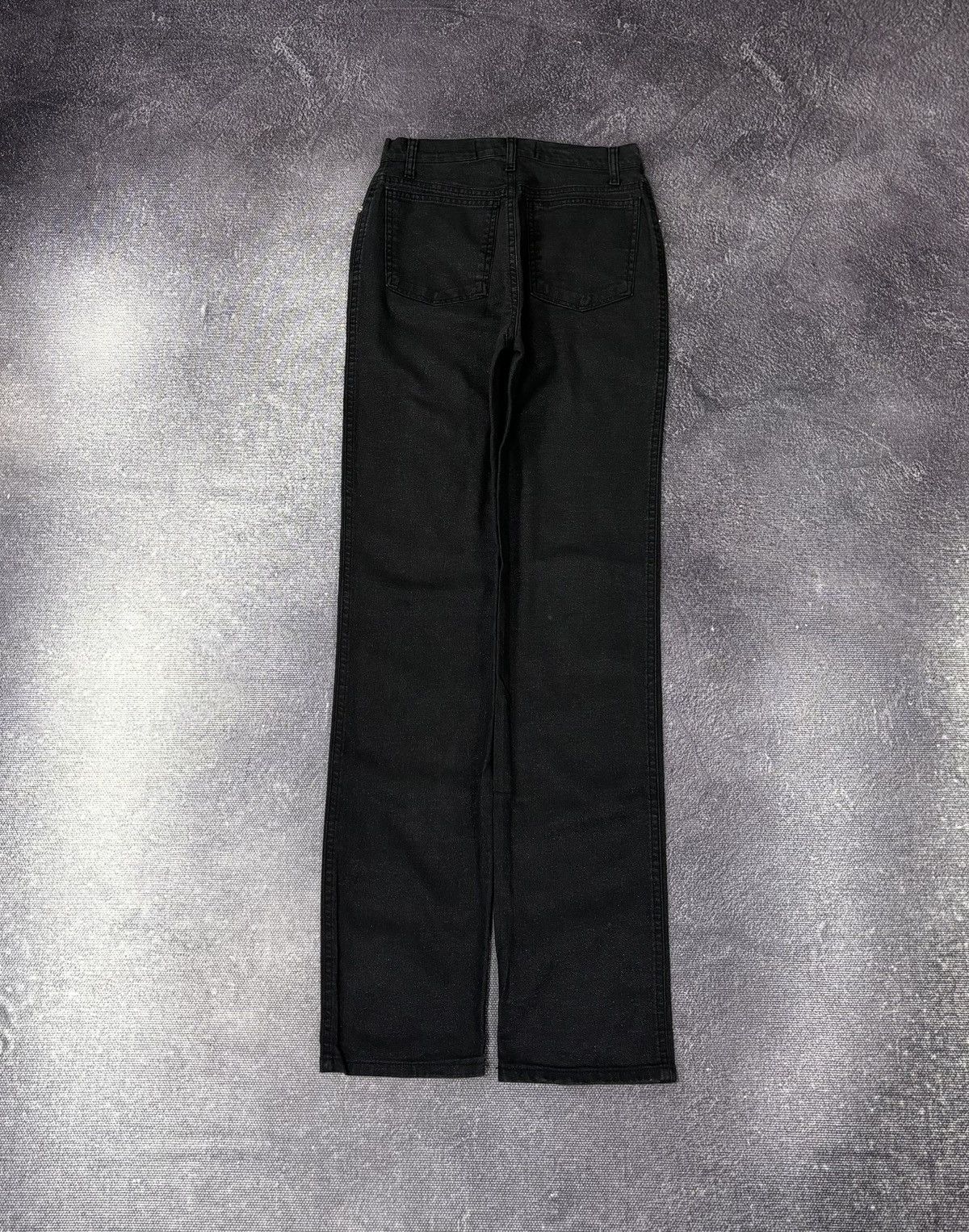 Moschino Vintage Moschino Women’s Skinny Fit Luxury Black Denim Jeans Size 29" - 2 Thumbnail