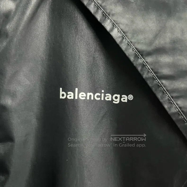 Balenciaga Balenciaga Black letter print single-breasted long-sleeve Size XXS / US 00 / IT 34 - 2 Thumbnail