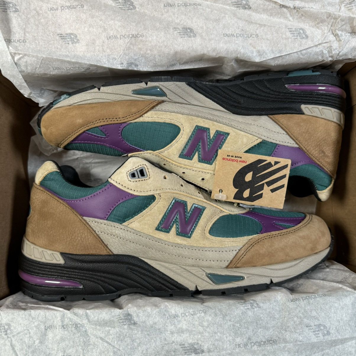 New Balance × Palace New Balance 991 x Palace Teal Made in UK Size US 10.5 / EU 43-44 - 1 Thumbnail