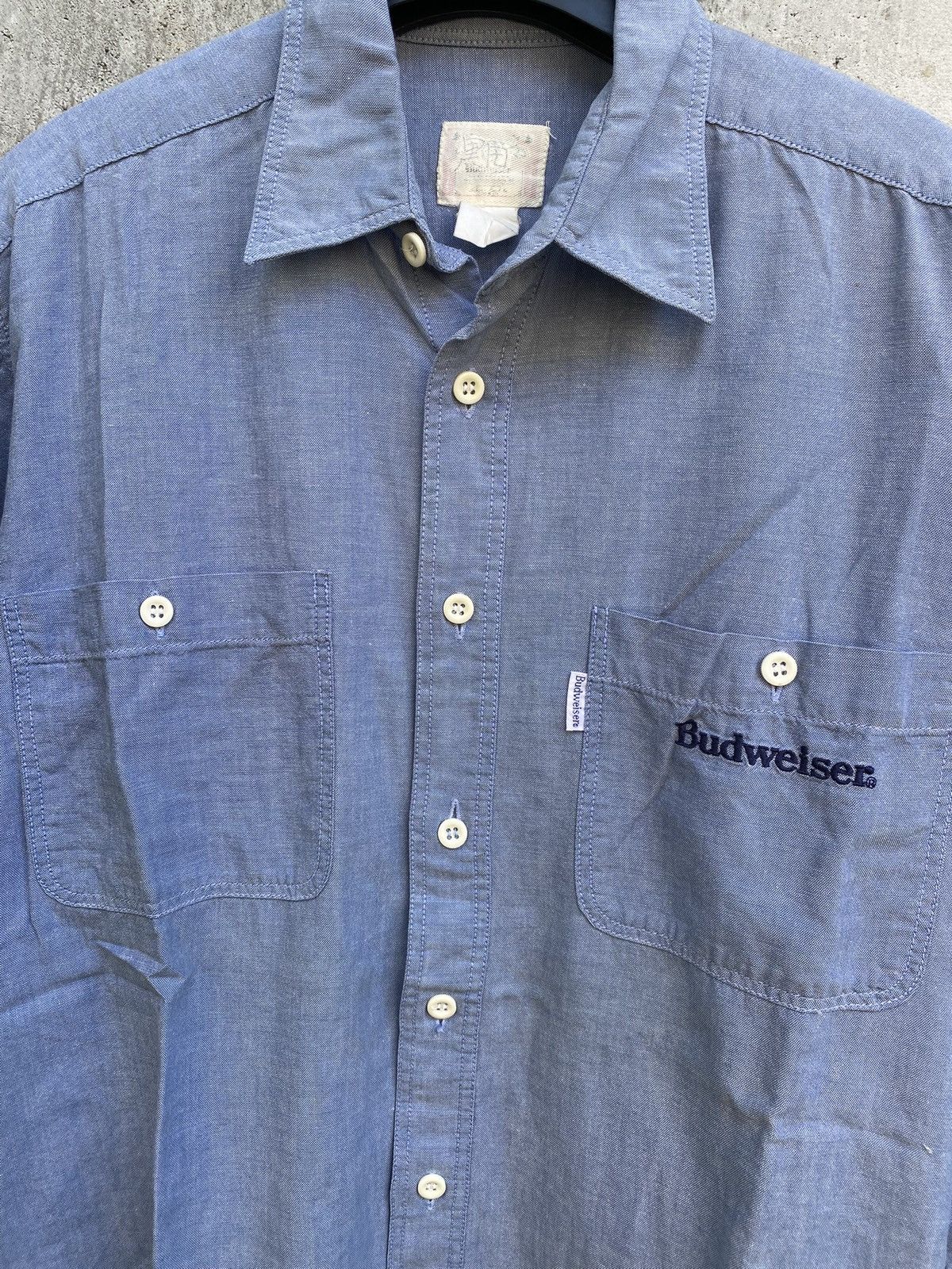 Budweiser × Vintage 90s BUDWEISER VINTAGE Size US L / EU 52-54 / 3 - 3 Thumbnail