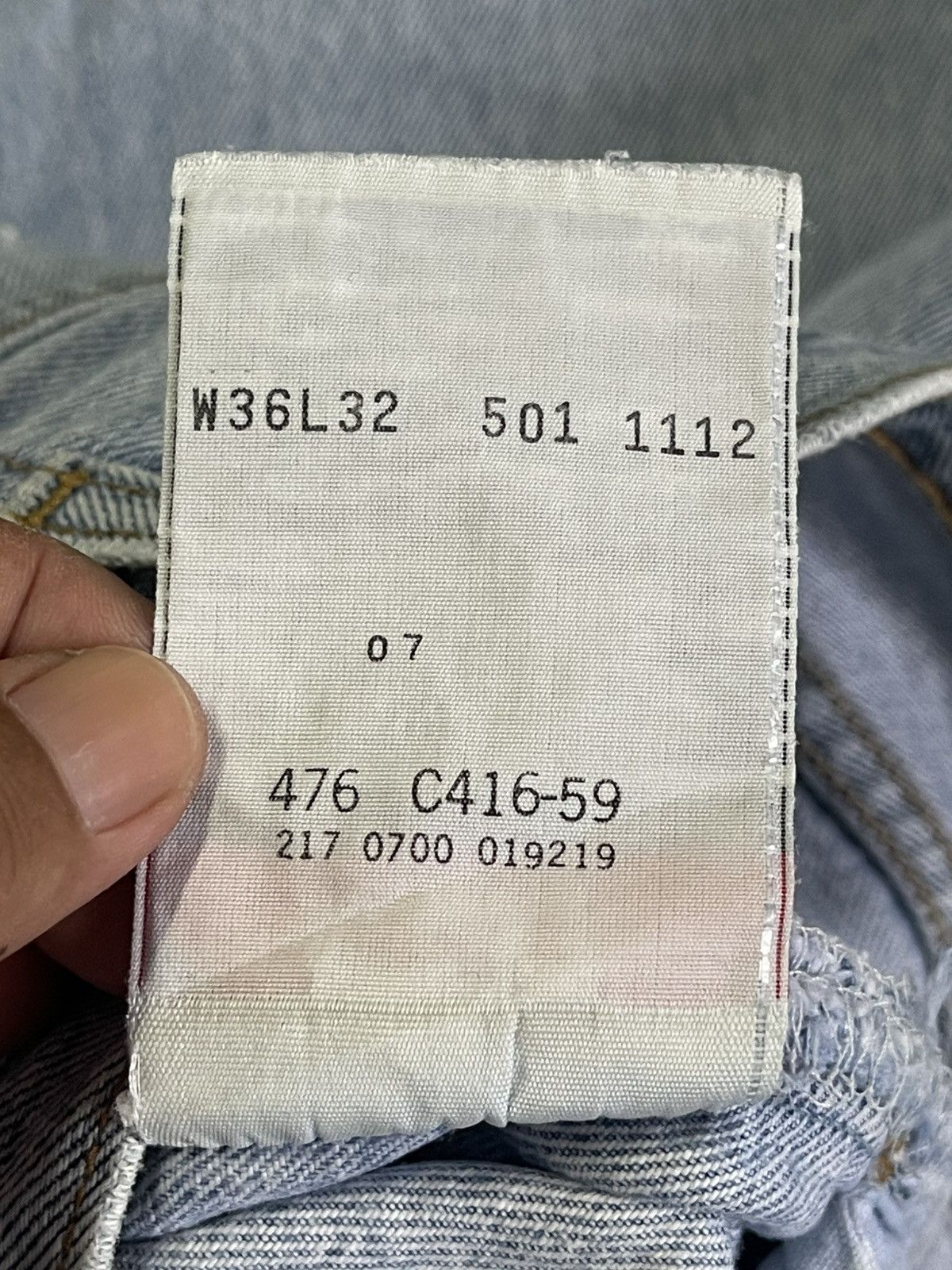 Levi's Vintage Levis 501 Size US 36 / EU 52 - 6 Thumbnail