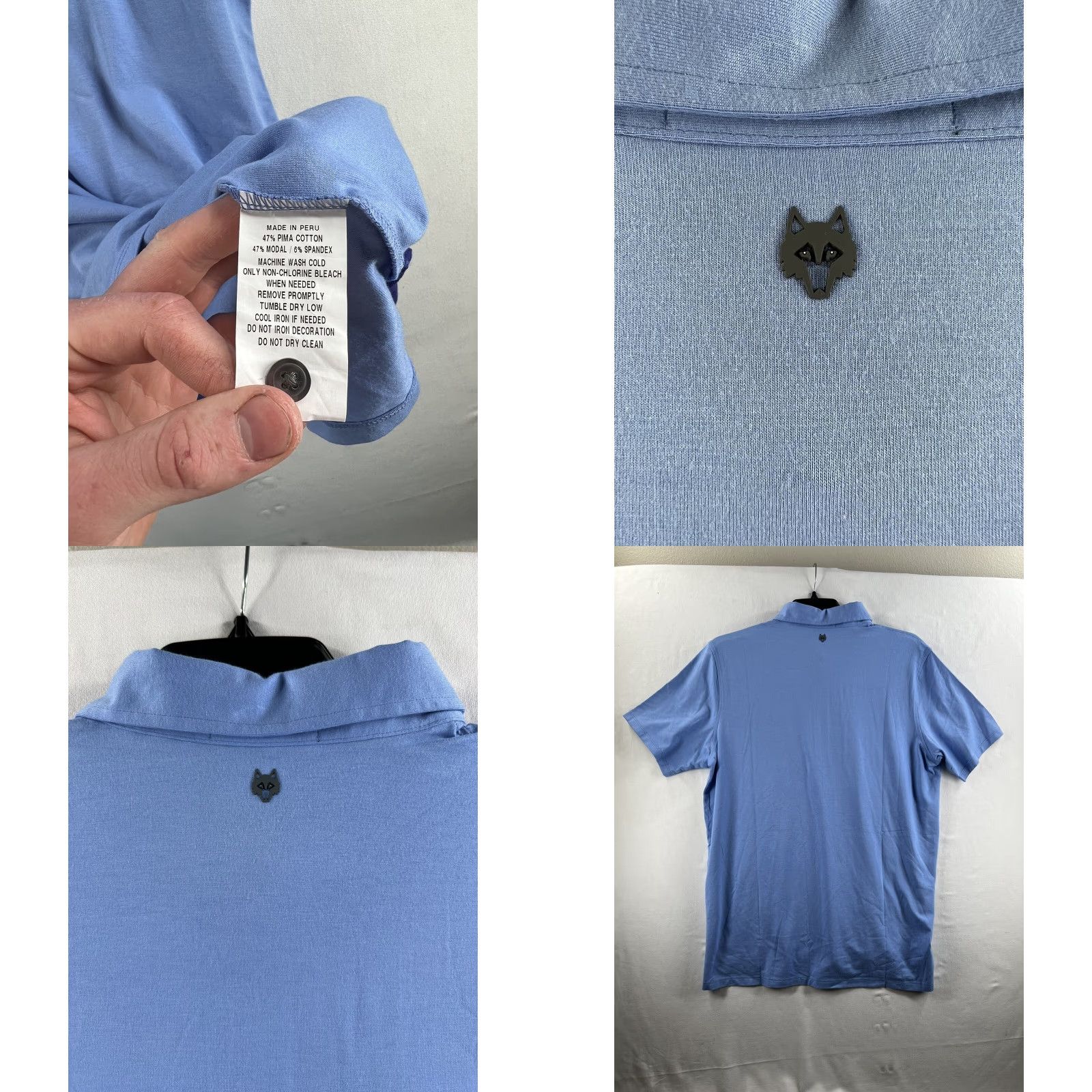 Vintage Greyson Polo Shirt Men XL Blue Short Sleeve Golf Size US XL / EU 56 / 4 - 8 Thumbnail