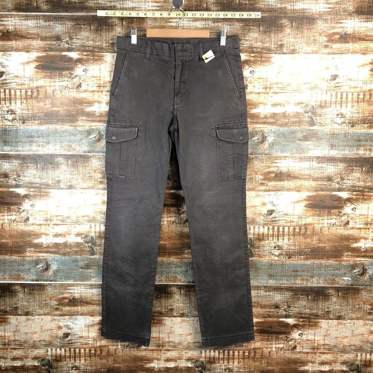 Japanese Brand Uniqlo Brown utility tactical Cargo Multipocket Pants #A2525 Size US 29 - 1 Thumbnail