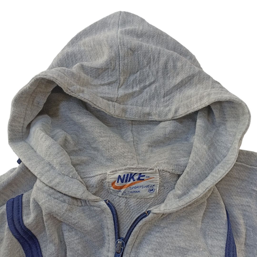 Nike Vintage 80s Nike Cropped Hoodie Size US M / EU 48-50 / 2 - 5 Thumbnail