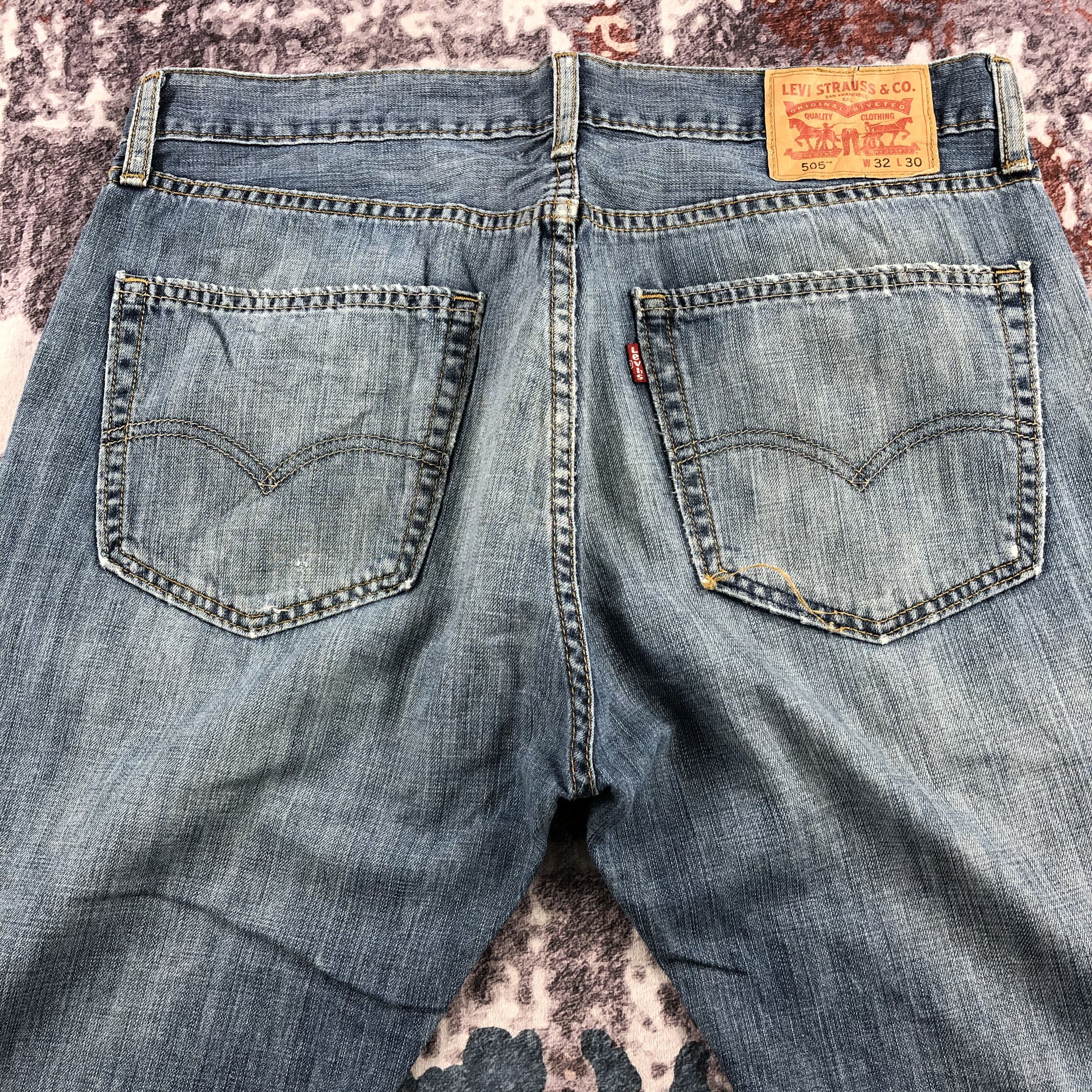 Levi's × Vintage Vintage Blue Wash Levis 505 Jeans-JM2619 Size US 34 / EU 50 - 5 Thumbnail