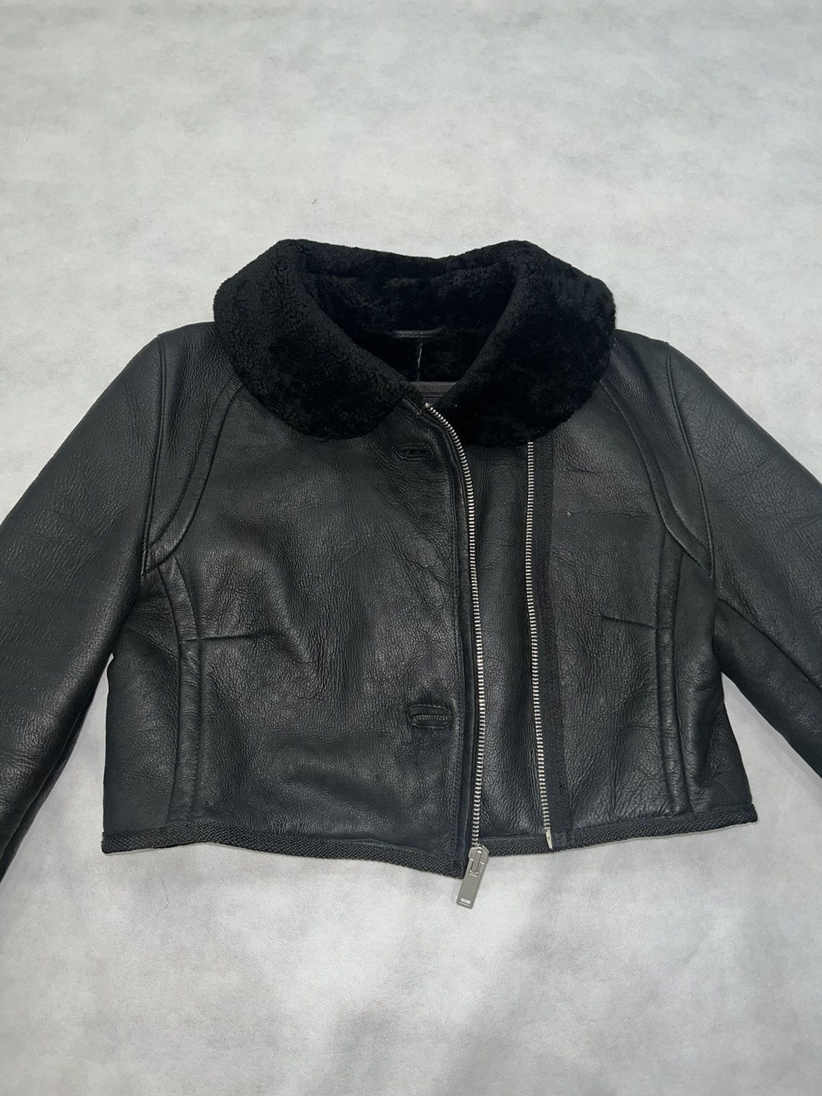 Tiger of Sweden × Vintage Cropped fur jacket Size S / US 4 / IT 40 - 7 Thumbnail