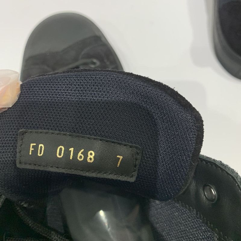Louis Vuitton Louis Vuitton Black Patch Canvas Sneakers -2505 Size US 8 / IT 38 - 5 Thumbnail