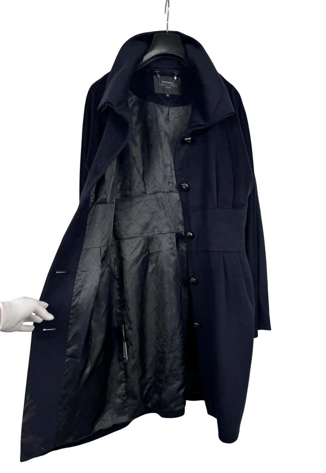 Other Delcorso Luxury Coat Wool Cashmere Mock Neck size 46 Size L / US 10 / IT 46 - 12 Thumbnail