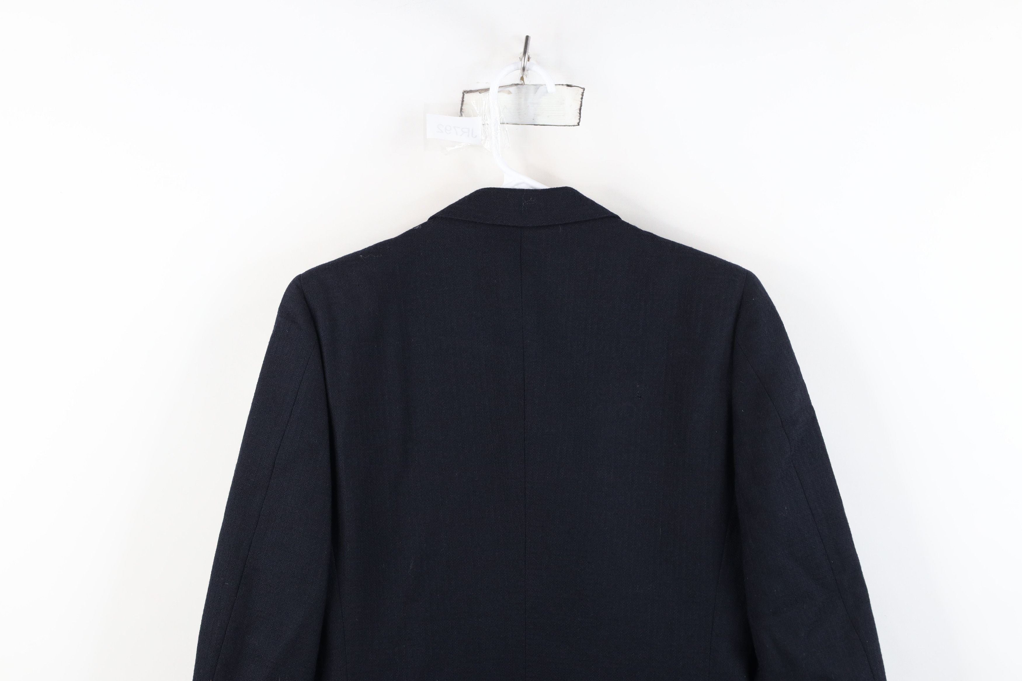 Vintage Deadstock Vintage 30s 40s Button Suit Jacket Navy Geometric Size US XL / EU 56 / 4 - 13 Thumbnail